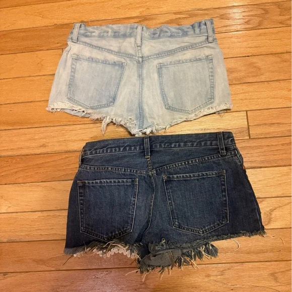 Lots of two Free People Jean shorts -29 - Picture 2 of 3